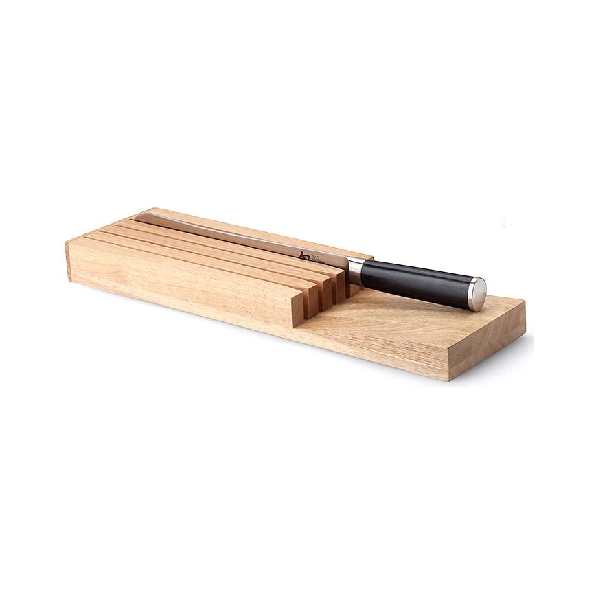 Continenta C30518 - Θήκη μαχαιριών 39x11x3,5 cm ξύλο καουτσουκόδεντρου