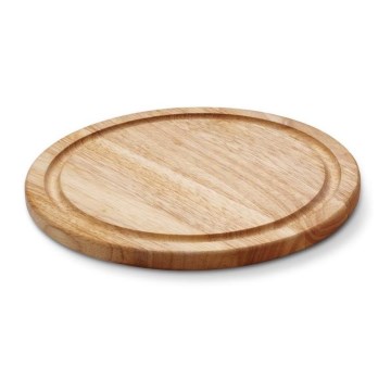 Continenta C30606 - Πλατώ σερβιρίσματος κρέατος 30x1,8 cm καουτσουκόδεντρο
