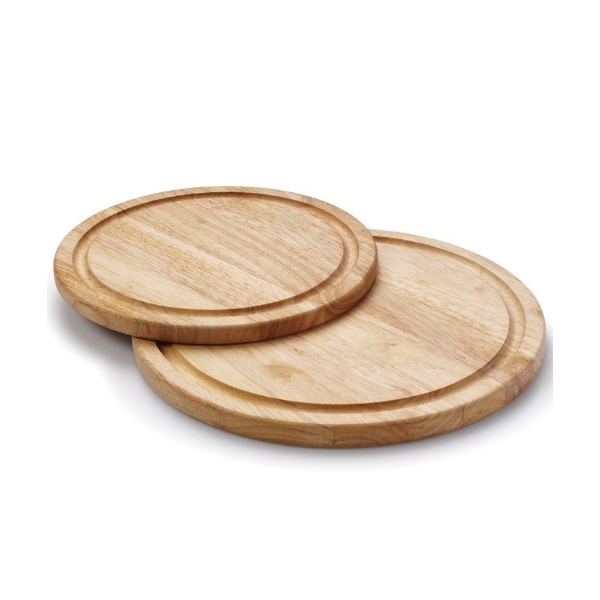Continenta C30606 - Πλατώ σερβιρίσματος κρέατος 30x1,8 cm καουτσουκόδεντρο