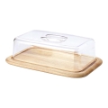 Continenta C3072 - Δίσκος κοπής με καπάκι 38,5x25,5 cm καουτσουκόδεντρο