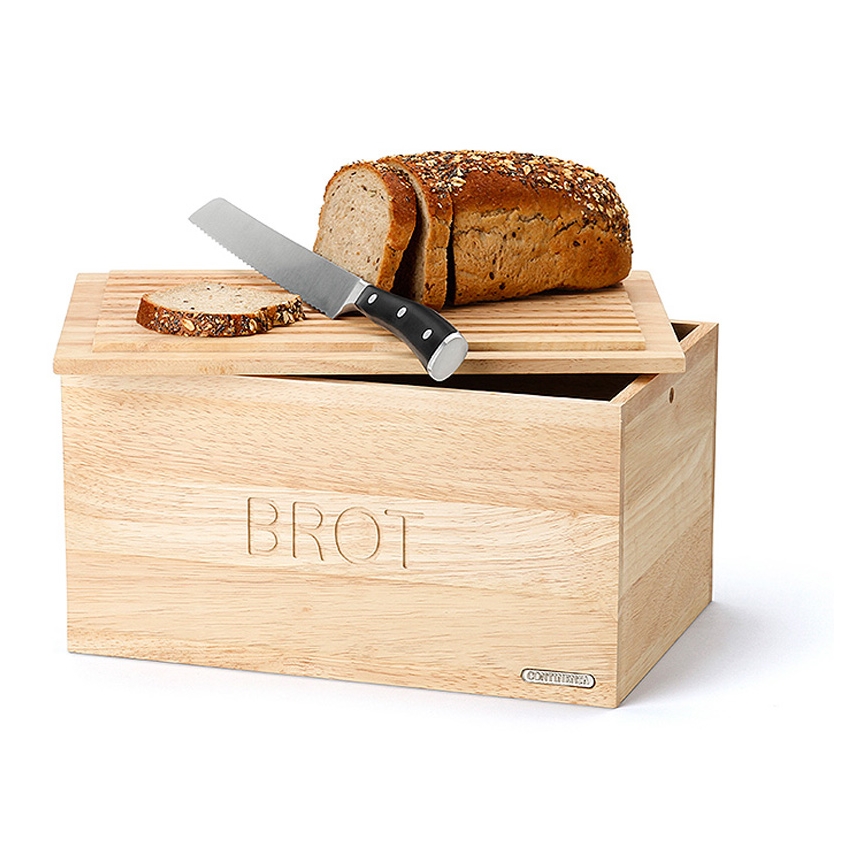 Continenta C3141 - Ψωμιέρα 34,5x23 cm ξύλο καουτσουκόδεντρου