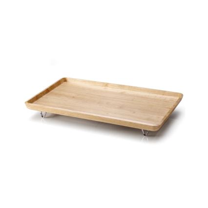 Continenta C3245 - Δίσκος κρεβατιού 53x32 cm ξύλο καουτσούκου