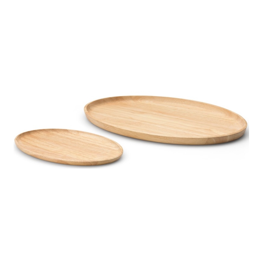 Continenta C3285 - Δίσκος σερβιρίσματος 36,5x25 cm ξύλο καουτσουκόδεντρου