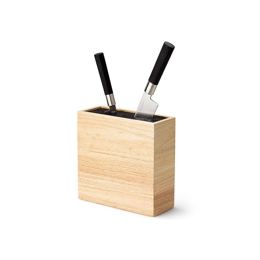 Continenta C3314 - Βάση για μαχαίρια 22x9x21,5 cm ξύλο καουτσουκόδεντρου