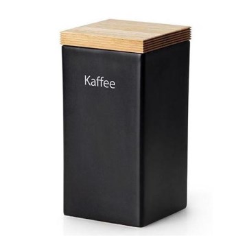 Continenta C3714 - Κεραμικό δοχείο τροφίμων με καπάκι 10x10x20,5 εκ.