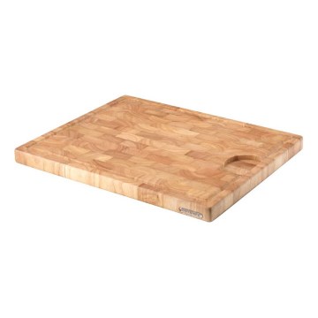 Continenta C4005 - Σανίδα κοπής κουζίνας 42x34 cm από ξύλο καουτσούκ