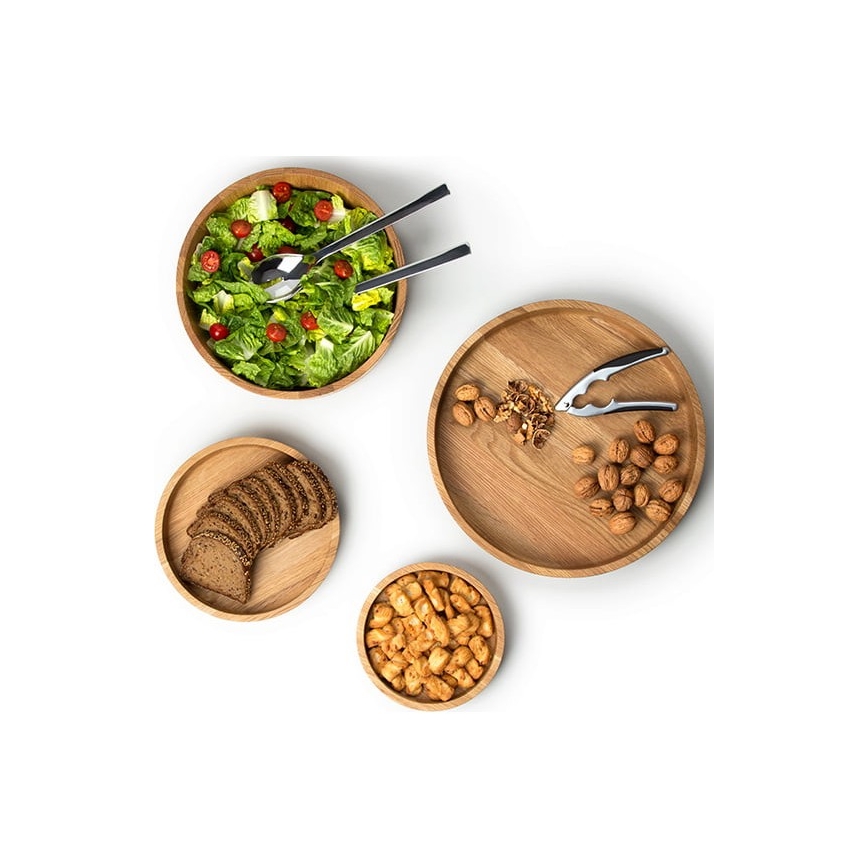 Continenta C4135 - Ξύλινο μπολ 38x5,4 cm δρυς