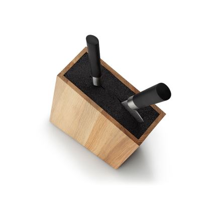 Continenta C4150 - Βάση για μαχαίρια με συνθετικές τρίχες 18x28,5 cm δρυς