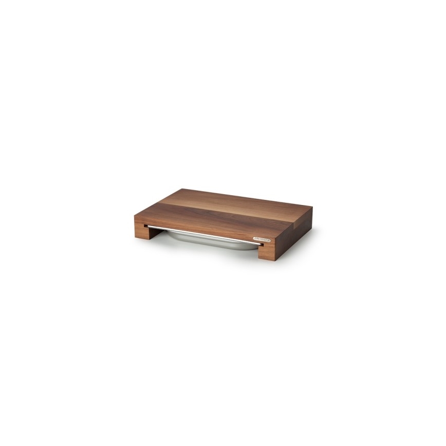 Continenta C4210 - Επιφάνεια κοπής με συρόμενο δίσκο 39x27 cm καρυδιά