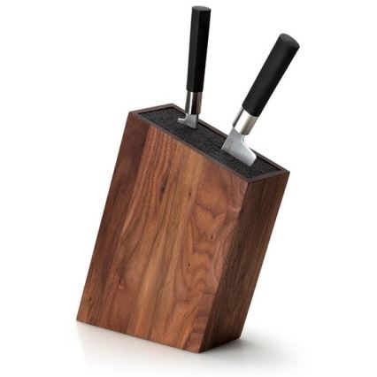 Continenta C4250 - Βάση για μαχαίρια με συνθετικές τρίχες 19x28,5 cm καρυδιά