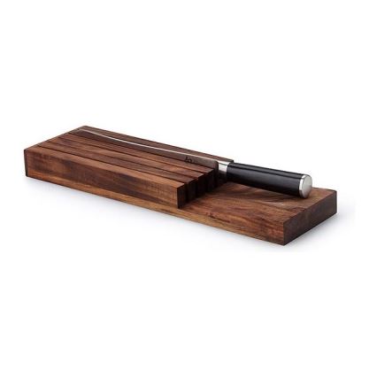 Continenta C4873 - Μαχαιροθήκη 39x11x3,5 cm ακακία