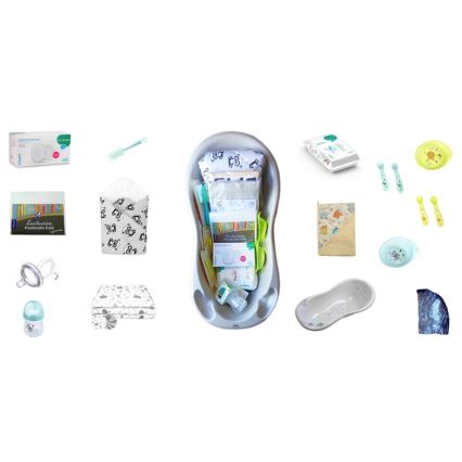 COSING - Σετ πρώτων ειδών 16 τεμαχίων για νεογέννητα, γκρι