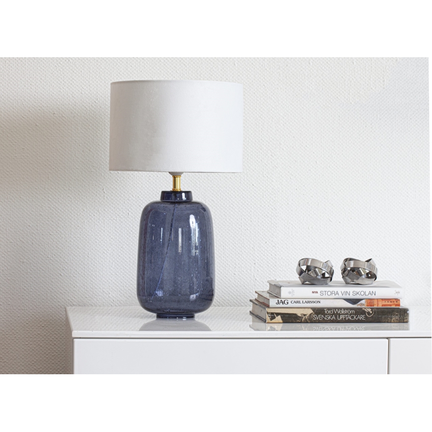 Cottex - Επιτραπέζιο φωτιστικό BLAKE 1xE27/8W/230V μπλε