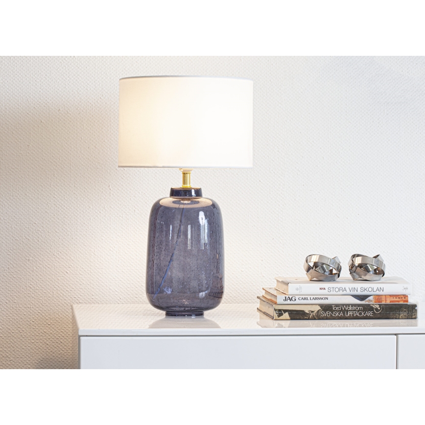 Cottex - Επιτραπέζιο φωτιστικό BLAKE 1xE27/8W/230V μπλε