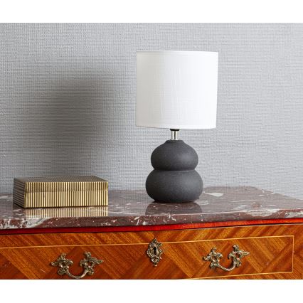 Cottex - Επιτραπέζιο φωτιστικό LUCIE 1xE14/8W/230V γκρι