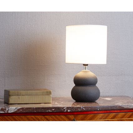 Cottex - Επιτραπέζιο φωτιστικό LUCIE 1xE14/8W/230V γκρι