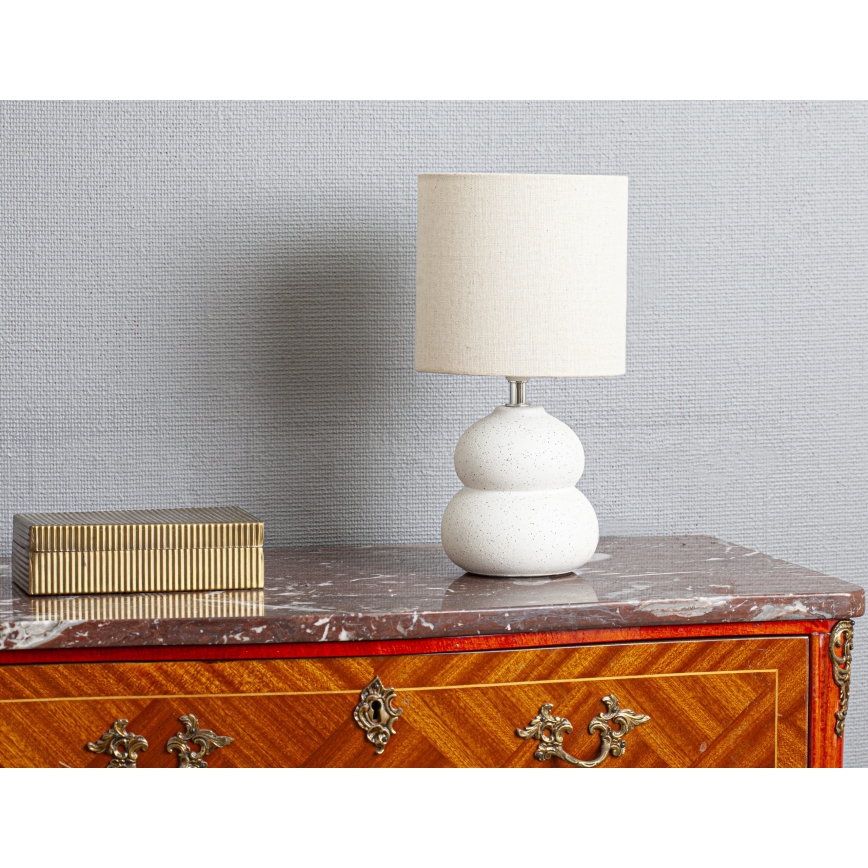 Cottex - Επιτραπέζιο φωτιστικό LUCIE 1xE14/8W/230V εκρού