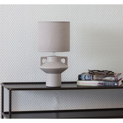 Cottex - Επιτραπέζιο φωτιστικό MATEO 1xE14/8W/230V μπεζ