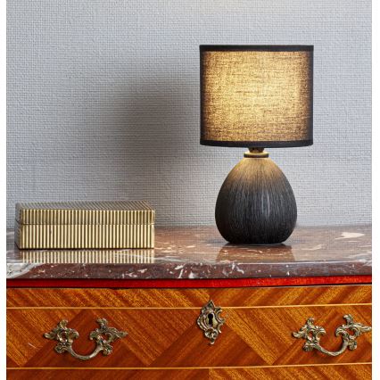 Cottex - Επιτραπέζιο φωτιστικό MADISON 1xE14/8W/230V, μαύρο