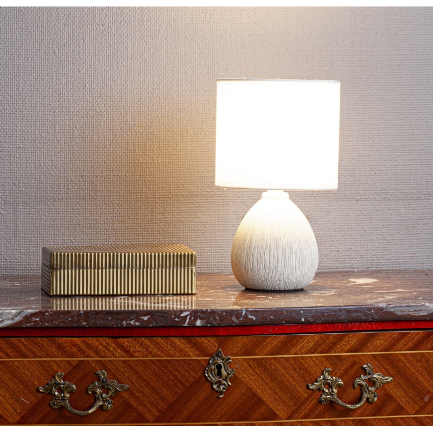 Cottex - Επιτραπέζιο φωτιστικό MADISON 1xE14/8W/230V, σε κρεμ απόχρωση