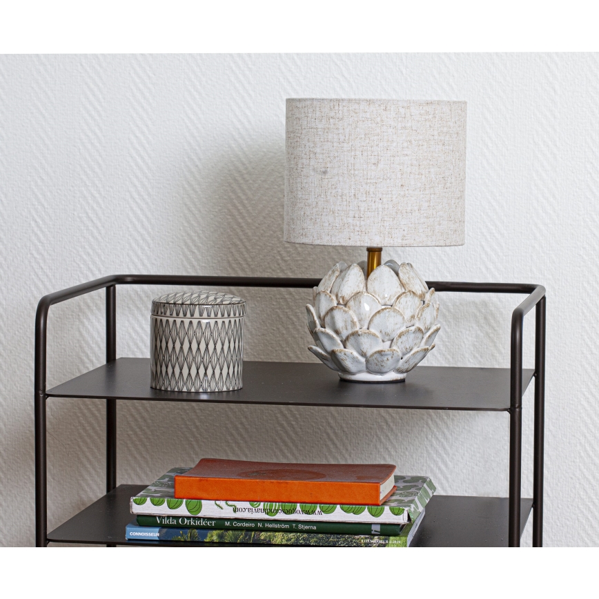 Cottex - Επιτραπέζιο φωτιστικό ROSANNA 1xE14/8W/230V σε κρεμ απόχρωση