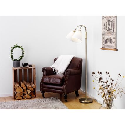 Cottex - Επιδαπέδιο φωτιστικό DUETT 2xE27/60W/230V