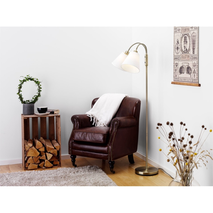 Cottex - Επιδαπέδιο φωτιστικό DUETT 2xE27/60W/230V