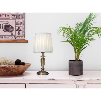 Cottex - Επιτραπέζιο φωτιστικό INEB 1xE14/40W/230V μπρονζέ