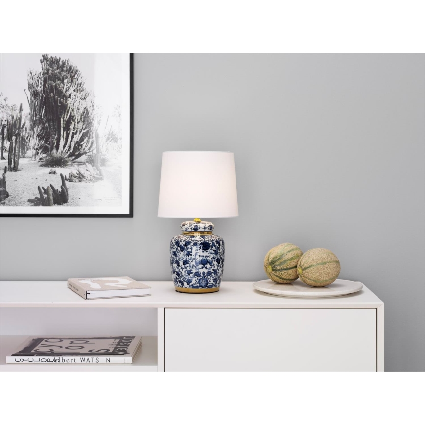 Cottex - Επιτραπέζιο φωτιστικό KLASSISK 1xE14/40W/230V μπλε