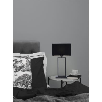 Cottex - Επιτραπέζιο φωτιστικό KENSINGTON 1xE14/40W/230V μαύρο