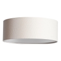 Cottex - Φωτιστικό οροφής ABBIE 2xE27/8W/230V διάμ. 38 cm εκρού