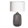 Cottex - Επιτραπέζιο φωτιστικό BLAKE 1xE27/8W/230V γκρι