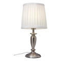 Cottex - Επιτραπέζιο φωτιστικό INEB 1xE14/40W/230V ασημί