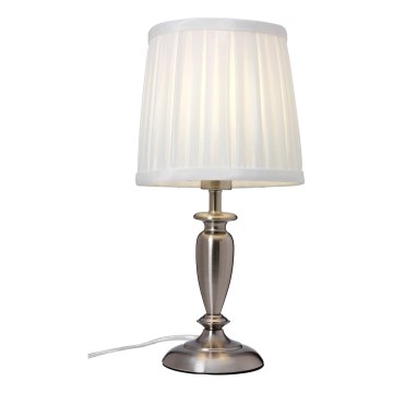 Cottex - Επιτραπέζιο φωτιστικό INEB 1xE14/40W/230V ασημί