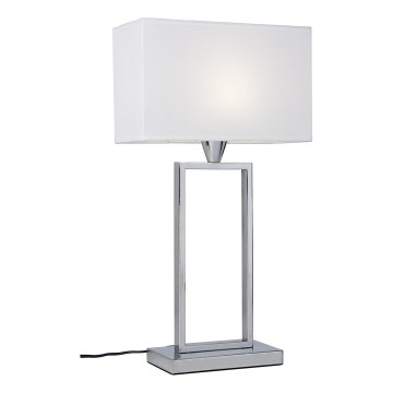 Cottex - Επιτραπέζιο φωτιστικό KENSINGTON 1xE14/40W/230V ασημί