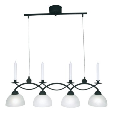 Cottex - Κρεμαστό φωτιστικό με καλώδιο FLORENS 4xE14/40W/230V