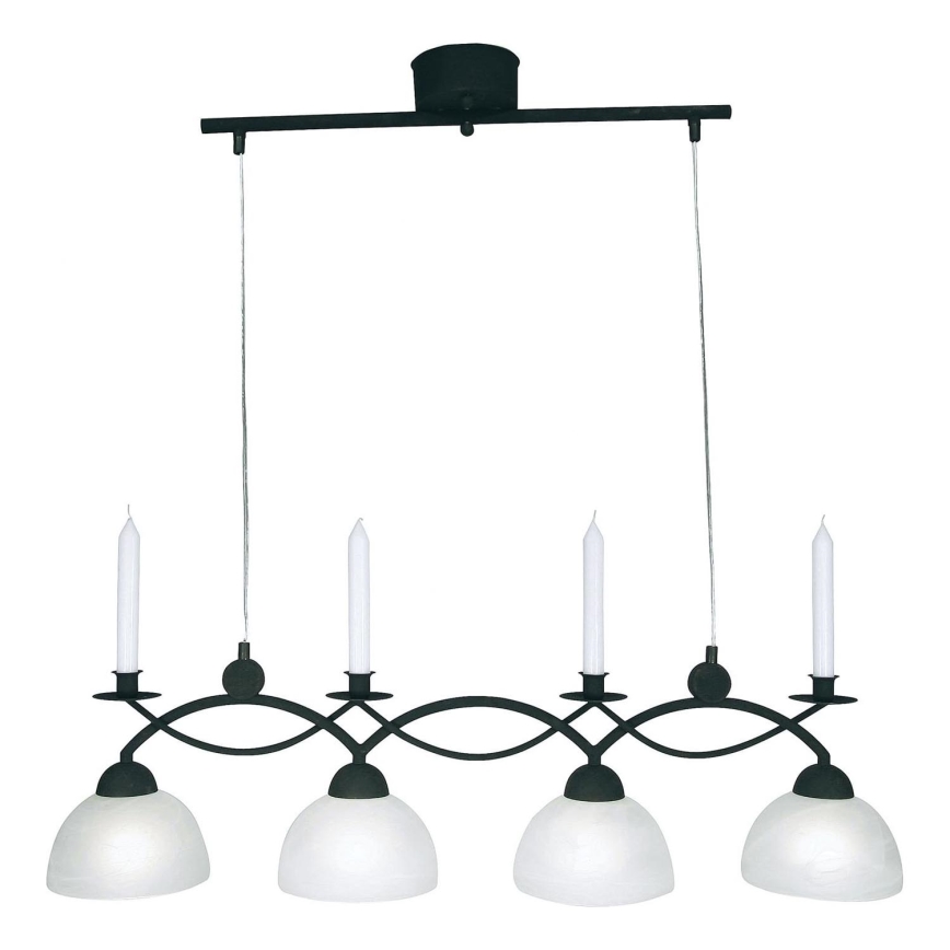 Cottex - Κρεμαστό φωτιστικό με καλώδιο FLORENS 4xE14/40W/230V
