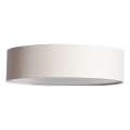 Cottex - Φωτιστικό οροφής ABBIE 3xE27/8W/230V Ø 50 cm σε κρεμ απόχρωση