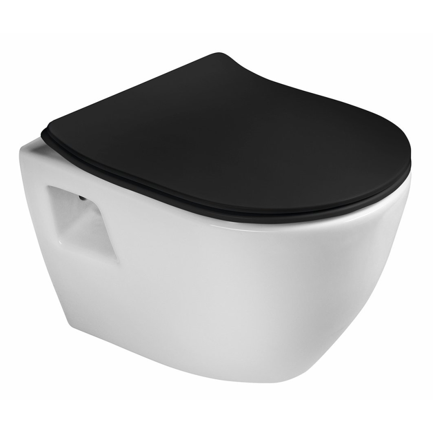 Creavit - Επιτοίχια λεκάνη PAULA κεραμική/λευκή