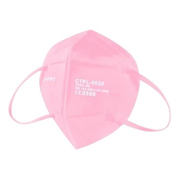 CTPL Αναπνευστήρας FFP2 NR / KN95 Ροζ 1 τμχ