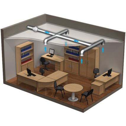 Dalap 8207 - Αξονικός ανεμιστήρας AP PROFI 125 29W/230V