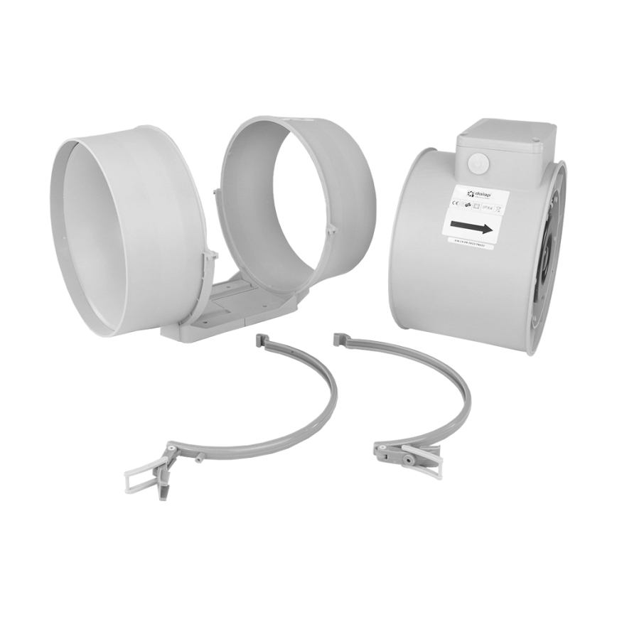 Dalap 8216 - Αξονικός ανεμιστήρας AP PROFI 200 108W/230V