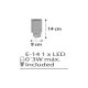Dalber D-41415E - LED λάμπα πρίζας CLOUDS 1xE14/0,3W/230V
