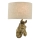 Där Lighting ABB0735 - Επιτοίχιο φωτιστικό ABBY 1xE14/40W/230V λινό/χρυσό