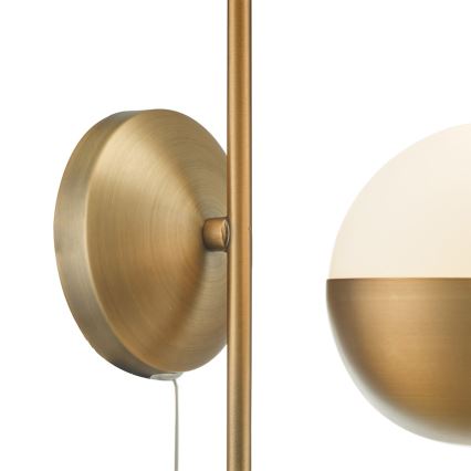 Där Lighting AND0742 - Επιτοίχιο φωτιστικό ANDRE 1xE14/11W/230V μπρούτζινο