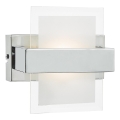 Där Lighting APT0750 - Επιτοίχιο φωτιστικό APT LED/6W/230V 3000K γυαλιστερό χρώμιο