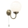 Där Lighting BAR0775 - Επιτοίχιο φωτιστικό μπάνιου BARCLAY 1xE14/40W/230V IP44 ορείχαλκος