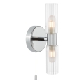 Där Lighting BOL0950 - Επιτοίχιο φωτιστικό μπάνιου BOLTON 2xG9/5W/230V IP44 γυαλιστερό χρώμιο