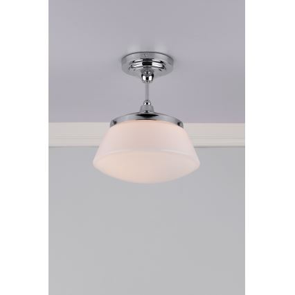 Där Lighting CAD0150 - Επιφανειακό φωτιστικό οροφής για μπάνιο CADEN 1xE27/60W/230V IP44 γυαλιστερό χρώμιο