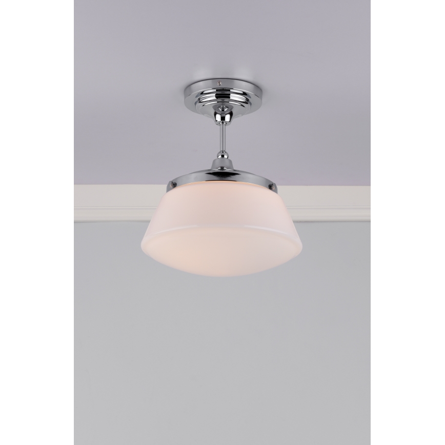 Där Lighting CAD0150 - Επιφανειακό φωτιστικό οροφής για μπάνιο CADEN 1xE27/60W/230V IP44 γυαλιστερό χρώμιο